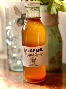 Candied Jalapeño Syrup | Small Batch | Locally Made | The Good Life Creations