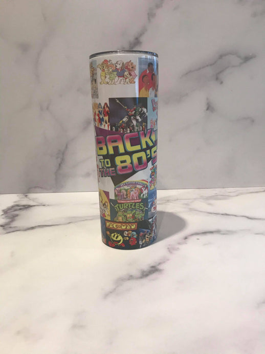 80s | Stainless Skinny Tumbler | The Good Life Creations