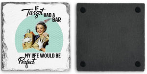 Coaster | If Target had a Bar | Slate | Retro | The Good Life Creations