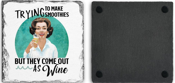 Coaster | Trying to Make Smoothies | Slate | Retro | The Good Life Creations
