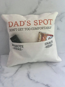 Dad | Grandpa | Pillow | The Good Life Creations