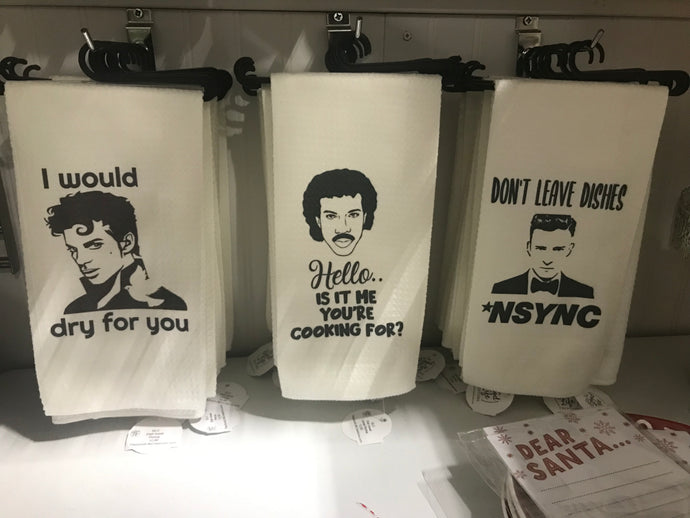 Music | Lionel | Prince | NYSYNC | Hand Towel | The Good Life Creations