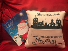 Load image into Gallery viewer, Pocket Pillow | Reading | Twas the Night Before Christmas | The Good Life Creations