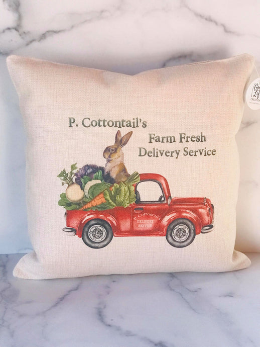 Peter Cottontail | Pillow Cover | The Good Life Creations