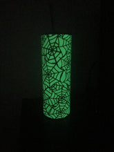 Load image into Gallery viewer, Spider Web | UV Skinny | Stainless Skinny Tumbler | The Good Life Creations