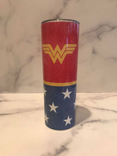 Load image into Gallery viewer, Wonder Woman | Stainless Skinny Tumbler | The Good Life Creations