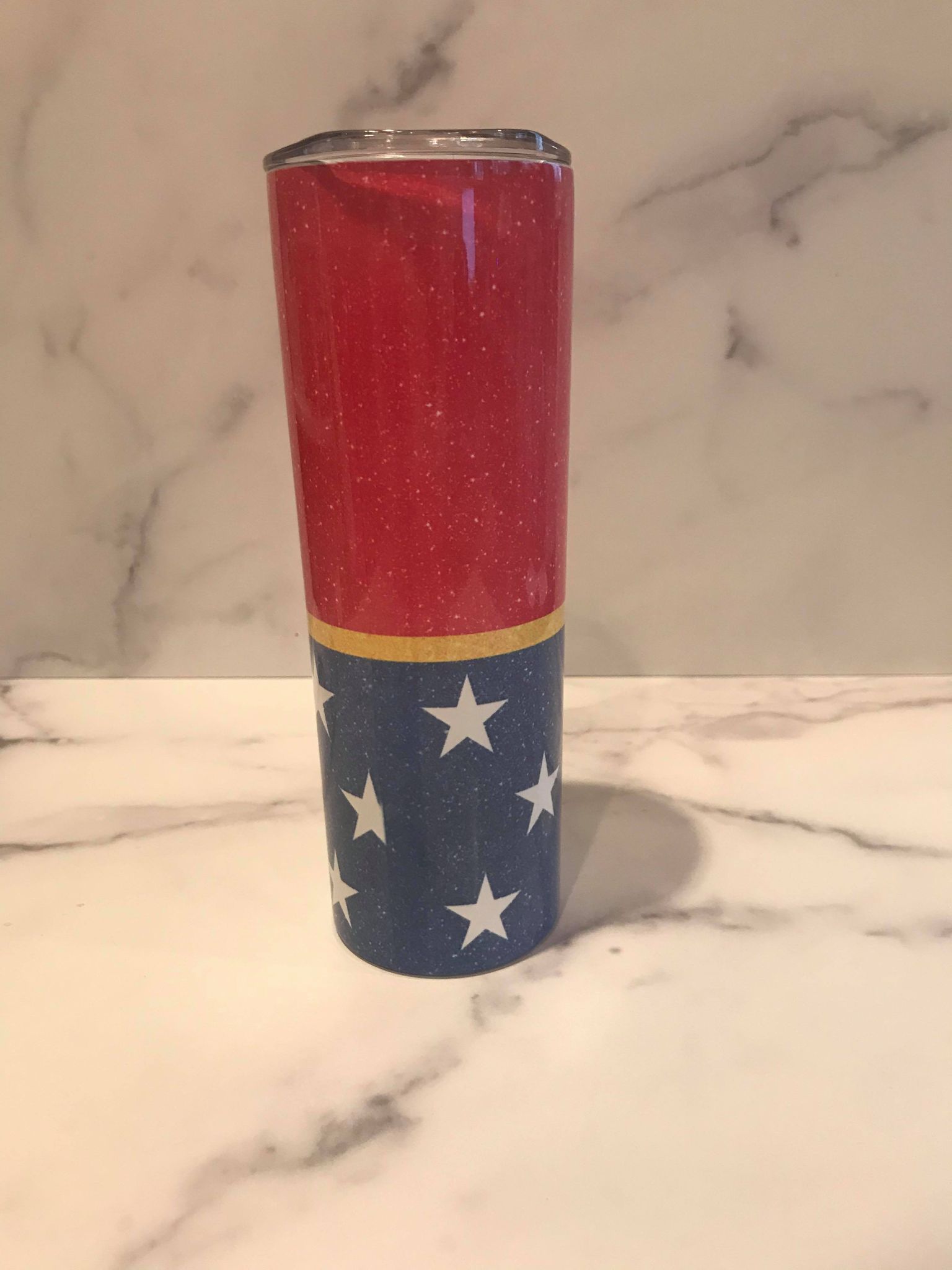 Gnome Tumbler for 4th of July - America Travel Cup for Independence Day -  Glitter Tumbler for Fourth of July - Fireworks Tumbler for Women 